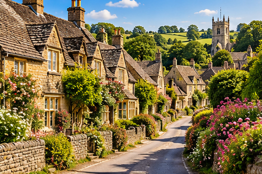 Scenery inspired by The Cotswolds