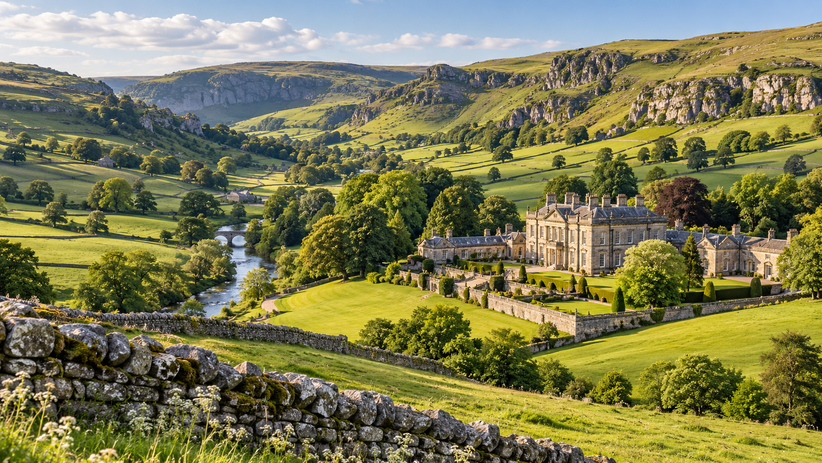 Landscape inspired by The Peak District